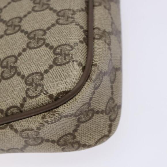 GUCCI GG Supreme Shoulder Bag Pvc Beige Gold 97 02 068 - Picture 11 of 16